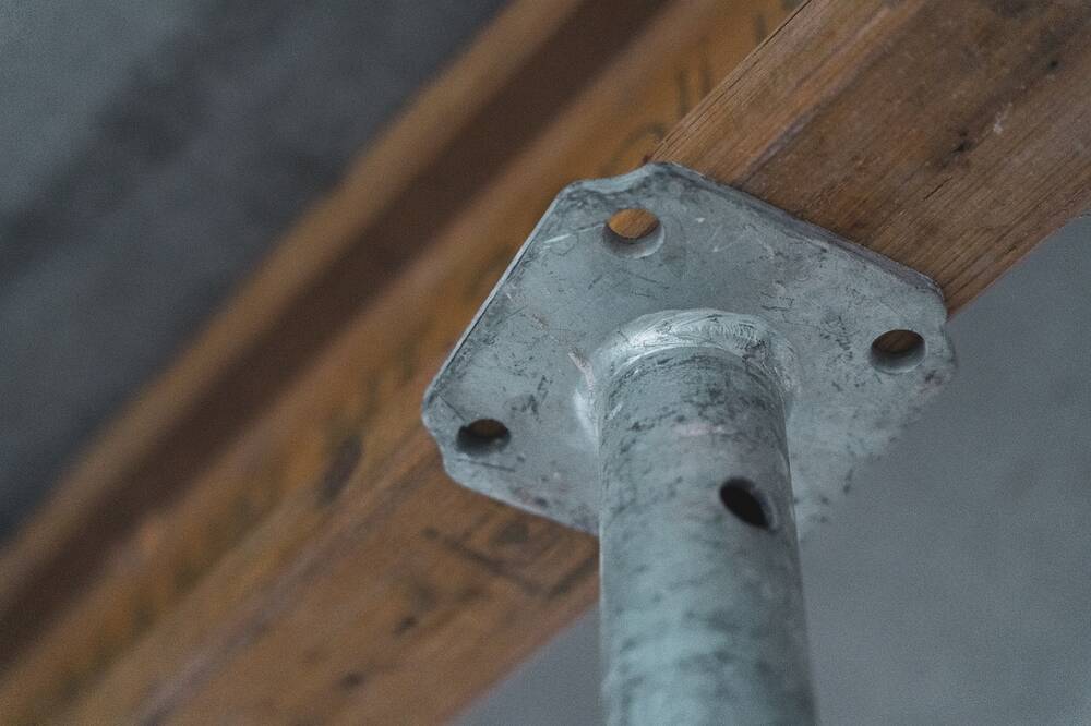 A scaffolding clamp