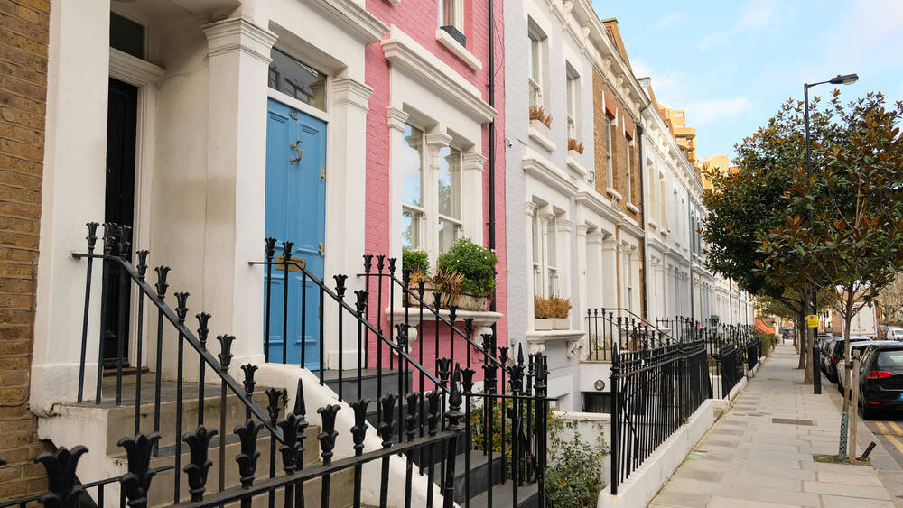 A victorian house in London